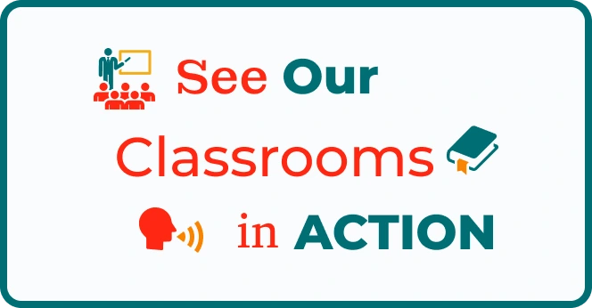 Students engaged in interactive classroom activities