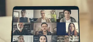 Students attending an engaging online group accounting class with interactive learning at Oxford.